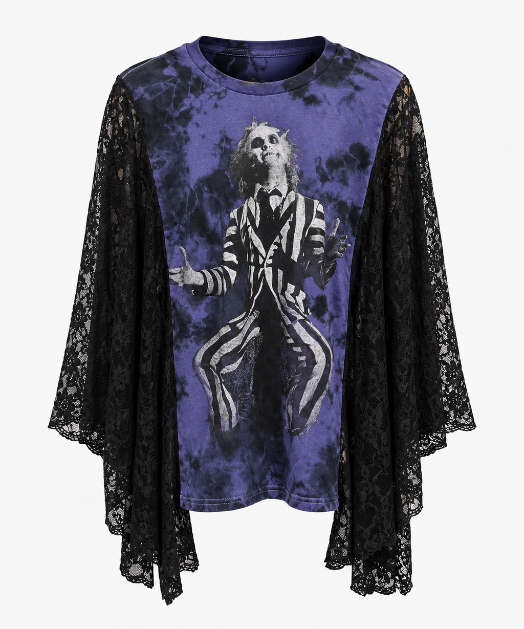 Beetlejuice Lace Kimono