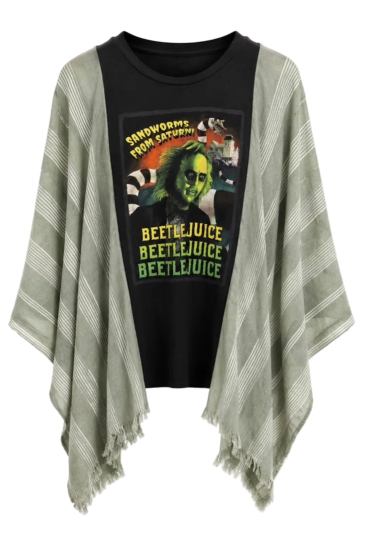 Beetlejuice Poncho